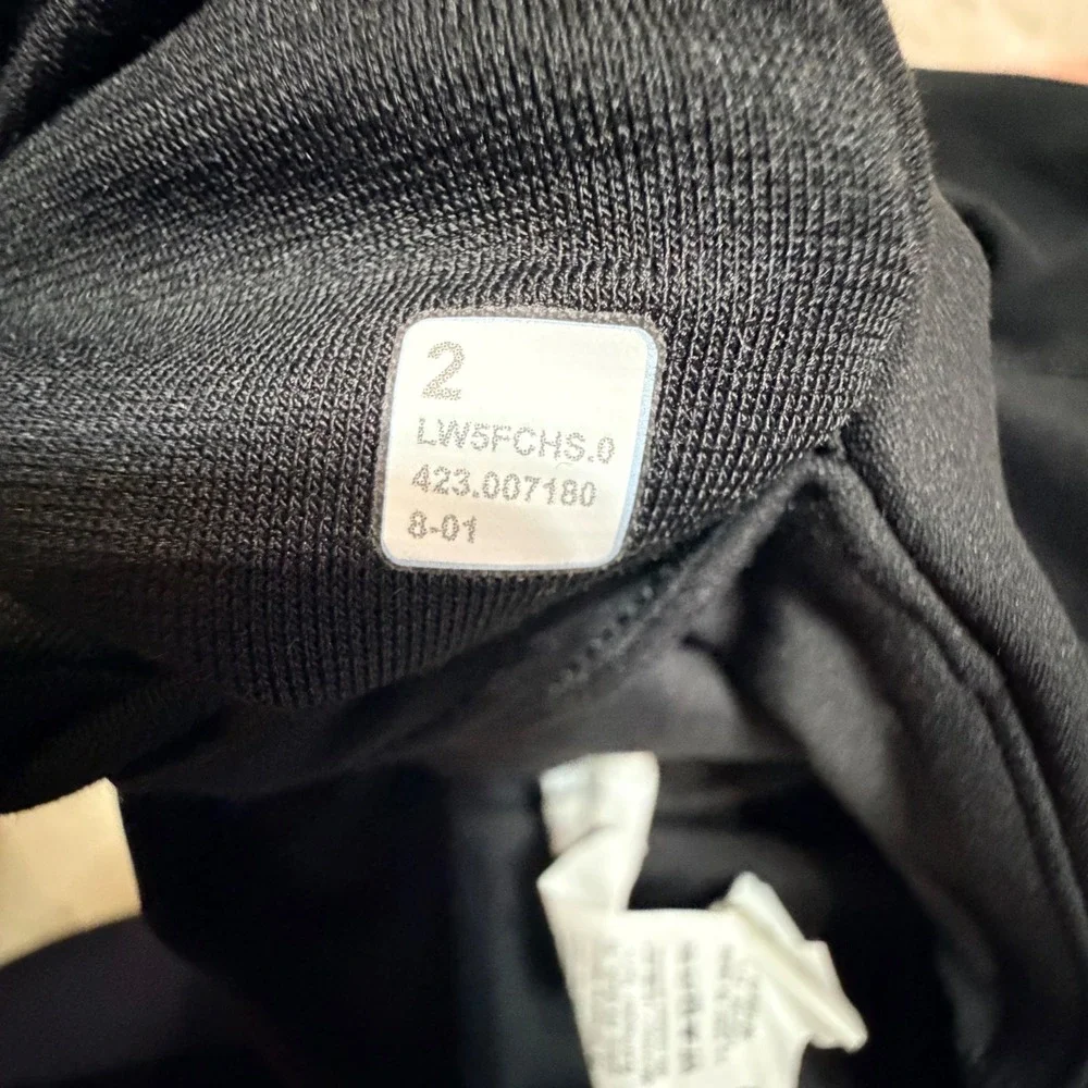 Lululemon Groove Super High Rise Flared Pant Nulu Black LW5FCHS Womens Size 2